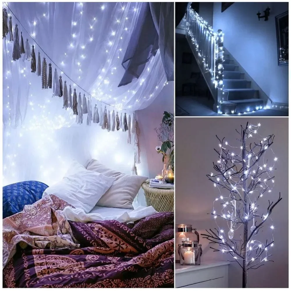 New Solar String Lights Fairy Christmas Decorative Lights for Outdoor Home Party